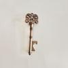 Vintage Style Key Shaped Bottle Opener Metal Crafted Durable Design Classic Pattern Functional Bar Tool