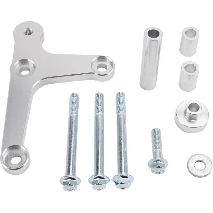 Areyourshop Aluminum Alternator Bracket 551667-2 for Camaro LS1 (GTO any year) crank pulley (BAL200), For Corvette/CTSV 2010 +, For LSX LS3 LS2 LQ4