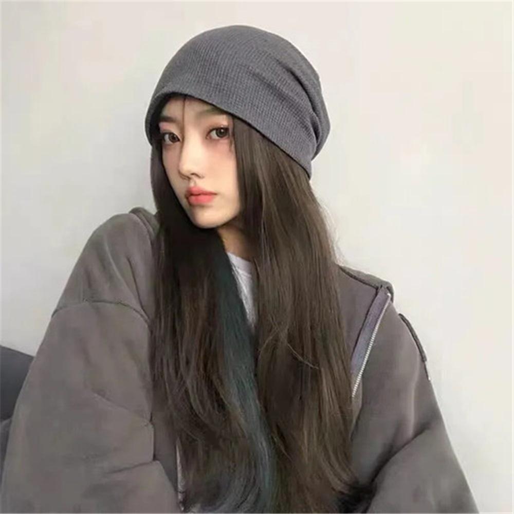 Thin Knitted Hat For Men And Women-gray