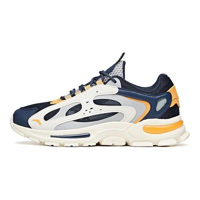 Fashion Outdoor Shock Absorbing Non-Slip Wear-Resistant Breathable Low-Top Dad Shoes Men Sneaker Blue Gray White 112038899-3