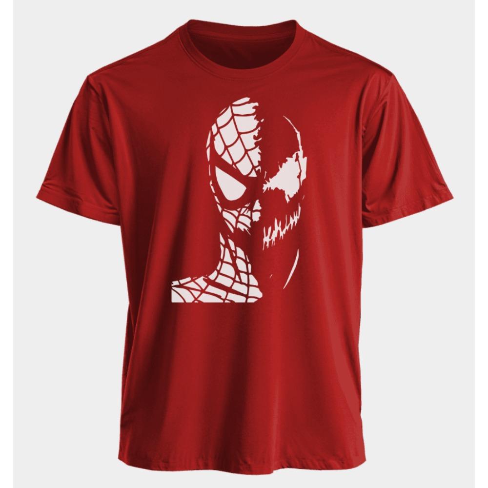 Men's T-shirt-Man Venom Summer American Spring and Autumn New Casual Retro Printed Sportswear Short-sleeved