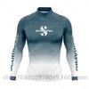 Mens UV Protection Rash Guard Long Sleeve Swim Shirt Snorkeling Diving Surfing Water Sports Wetsuit Top