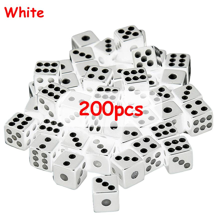 200pcs 8mm Small Square Corner Dice | Numbered Game Supplies | Ideal for Tabletop Games, Party Activities & DIY Craft Props