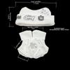 Black And White Cotton Doll Clothes Set 10/20cm Doll Replacement Clothes  For Doll Replacement