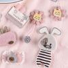 Hair Accessories Decorative Accessories Cute Cartoon Butterfly Hairpin Leather Ring Accessories Brooch Handmade Diy Clothing Accessories