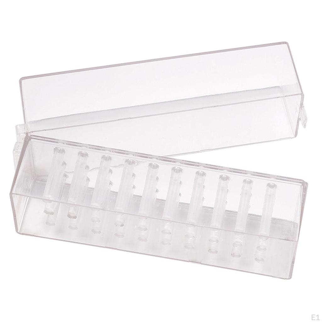 Bit Holder Dustproof Practical Accessories Storage Durable Safe Clearly Organizer Stand Case for