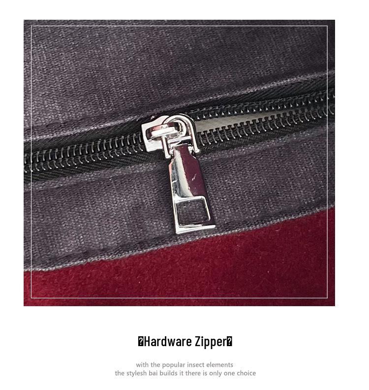 Torba typu tote vintage Niche Suede: Duża pojemność, wszechstronna moda dojazdowa