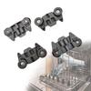 Set of 4 Replacement Lower Rack Rollers Plastic Dishwasher Spare Parts for Dishwashers Ensuring Quiet Performances