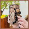 Anti-knock Cute Phone Case For OPPO Realme Narzo 50A Silicone Black Pearl Pendant Dirt-resistant Skin-friendly Feel