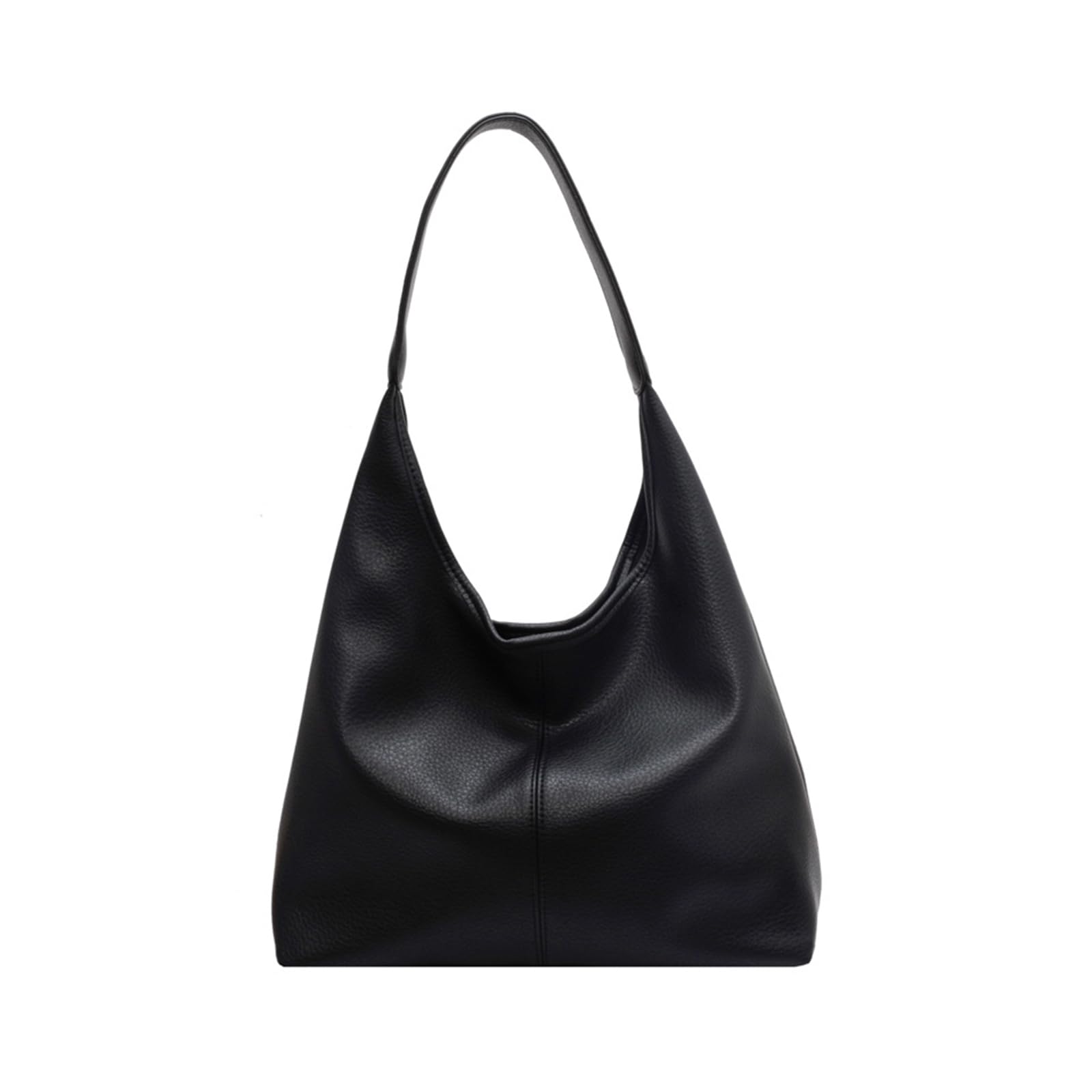 

Shoulder Bag for Tote Large Shoulder for Travel [aninako] Women, Bag, Lightweight, Capacity, Bag, Stylish, Soft, PU, Waterproof, Commuting, School, чорний