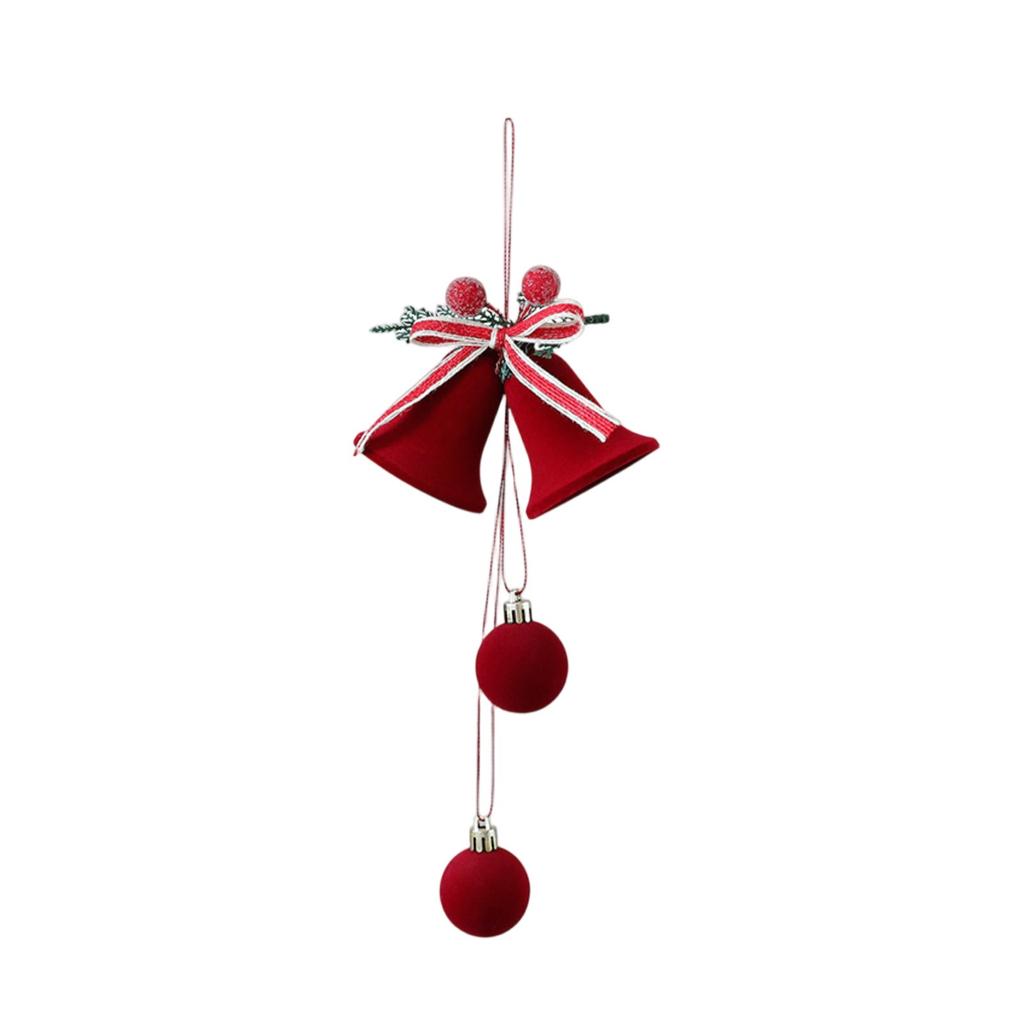 Christmas Bell Decoration Pendant Christmas Plush Bell Showcase Christmas Tree Decoration Pendant