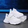 Kids' Spring Sports Shoes: Non-Slip Soft Sole Running Sneakers, White Leather, Casual Fashion for Boys & Girls