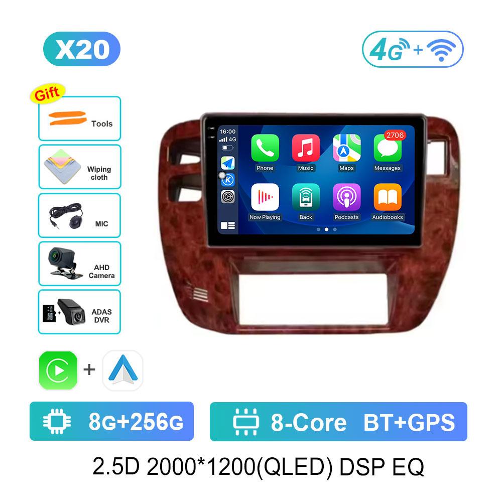 Bluetooth WiFi GPS Navigation Android 14 for NISSAN Patrol 1997 - 2005 Touch Screen Car Radio Multimedia Player 4G DSP Stereo
