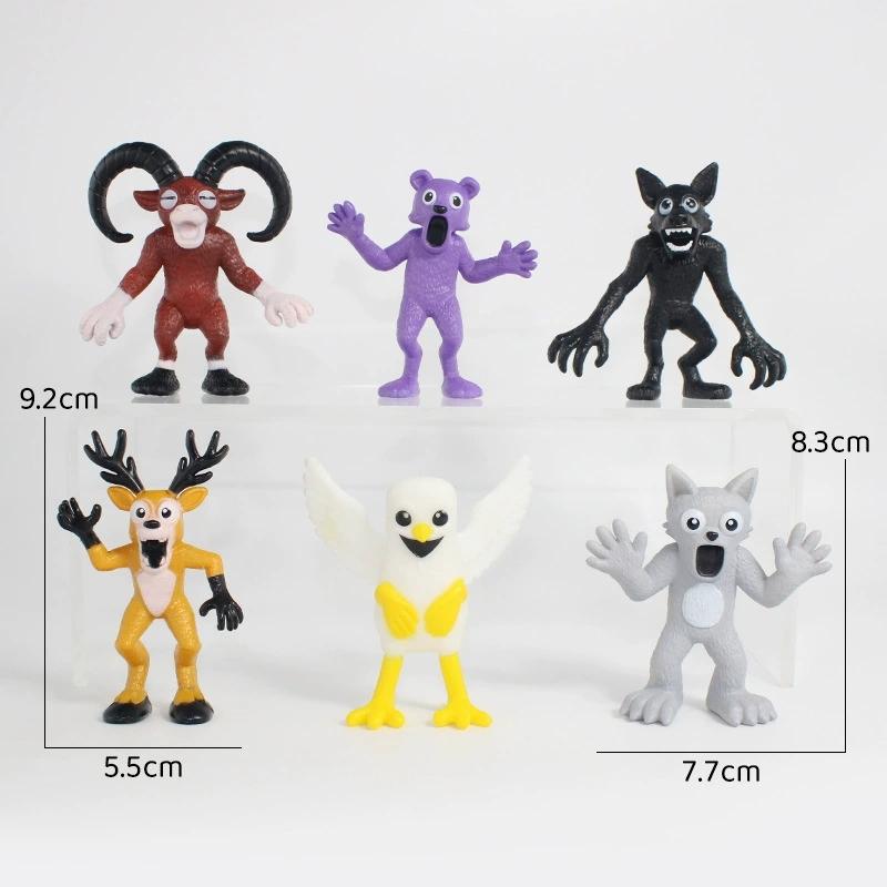 6pcs/set 99 Nights In The Forest Figures Owl 99 Nights In The Forest Deer Owl Figurine 99 Nights In The Forest Figurine Toy