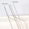 Pack Of 10 Ergonomic Curved Beading Needles For Efficient Jewelry Crafting With Enlarged Eyelets And Comfort Grip