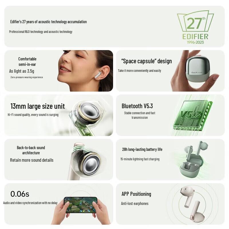 Edifier Zero X True Wireless Earbuds