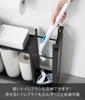 Yamazaki Versteckbare Toilettenschublade B14 x T56 x H55 Tower Toilette Toilette 1427 (Yamazaki Industries) [Fertigprodukt] Aufbewahrung, Schwarz, (einschließlich