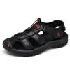 Summer New Men's  Shoes Outdoor Beach Shoes Large Size Sandals Baotou Velcro Youth Casual Shoes