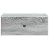 Wall Mounted Nightstand Grey Sonoma 49 x 34.5 x 20 cm
