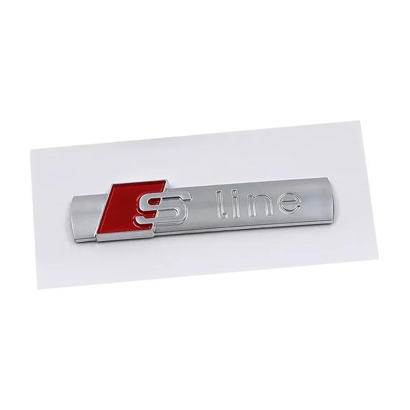 ABS Car Side Sticker Trunk Logo for a2 Sline S Line A4 A5 A6 A8 S3 S4 S5 S6 S7 S8 SQ5 SQ7 A3 Q5 Q7 Q8 RS3 RS4 RS5 Badge Emblem