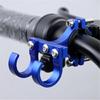 Aluminum Double Hook Easy to Install Double Hook for Motorcycle & Scooter Riders for for Hanging Helmets & Gear