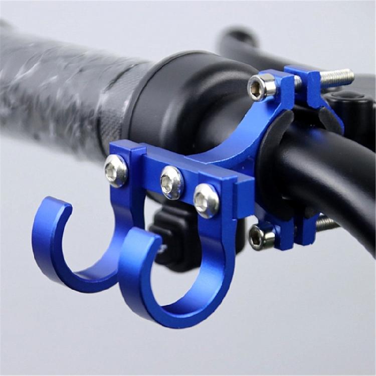 Aluminum Double Hook Easy to Install Double Hook for Motorcycle & Scooter Riders for for Hanging Helmets & Gear
