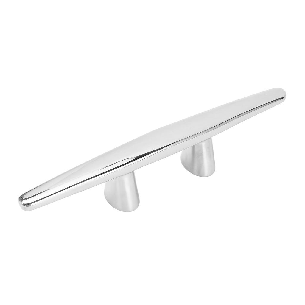 10 Inch Boat Cleat 316 Stainless Steel Dock Cleats High Polished Marine Docking Rope Cleat for Yacht Speedboats