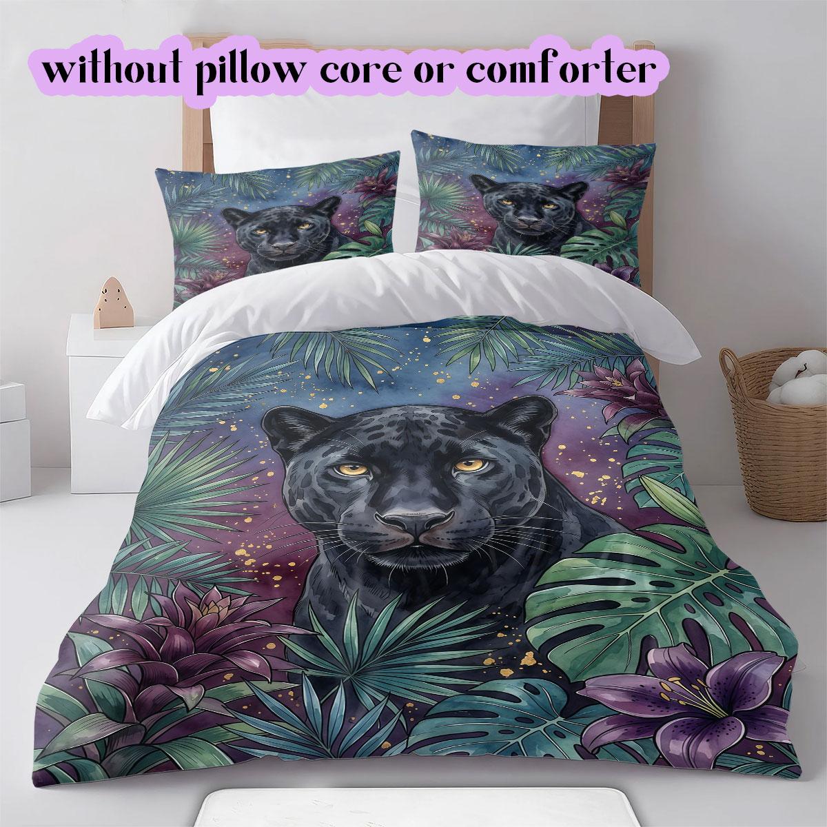 

Watercolor animal painting Pattern Bedding,Quilt Set Quilt Cover Pillowcase Home Birthday Gift (1*duvet cover+2*pillowcase,without core) 135x200cm