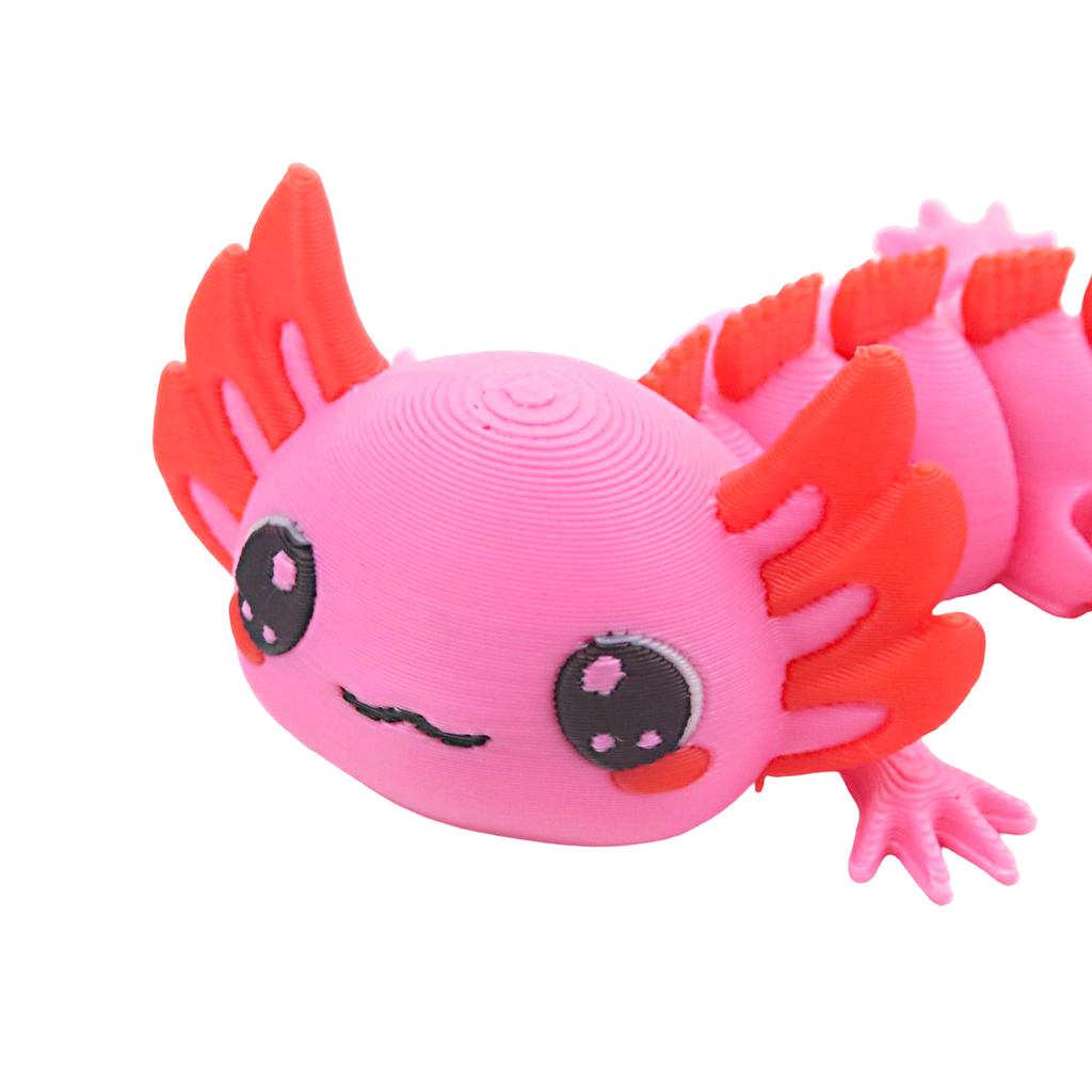 3D Printed Cute Salamander With Movable Joints, Party Gifts, Artistic Handicrafts, And Figurines