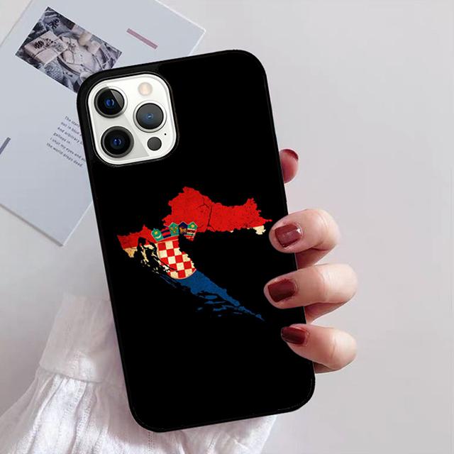 Croatia Flag Phone Case Cover For iPhone 17 Air 15 16 14 Plus 11 12 13 Pro Max Apple max