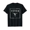 Texas The Only Star State Bull Head Wine Reading T Shirt Vintage Washed Homme Designer Clothes Graphic Top For Everyday Wear