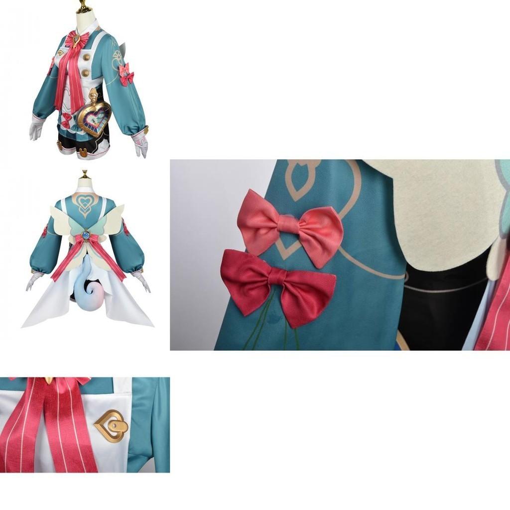 Original Sin- Higewen Cosplay Anime Game Costume Set Soft Fabric 2023 Summer Xs-xxxl