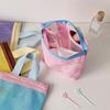 Mesh Shower Caddy Bag Portable Hanging Toiletry Bag with Zipper Toiletry Bag Beach Bag for Travel,Gym,Camping Swimming