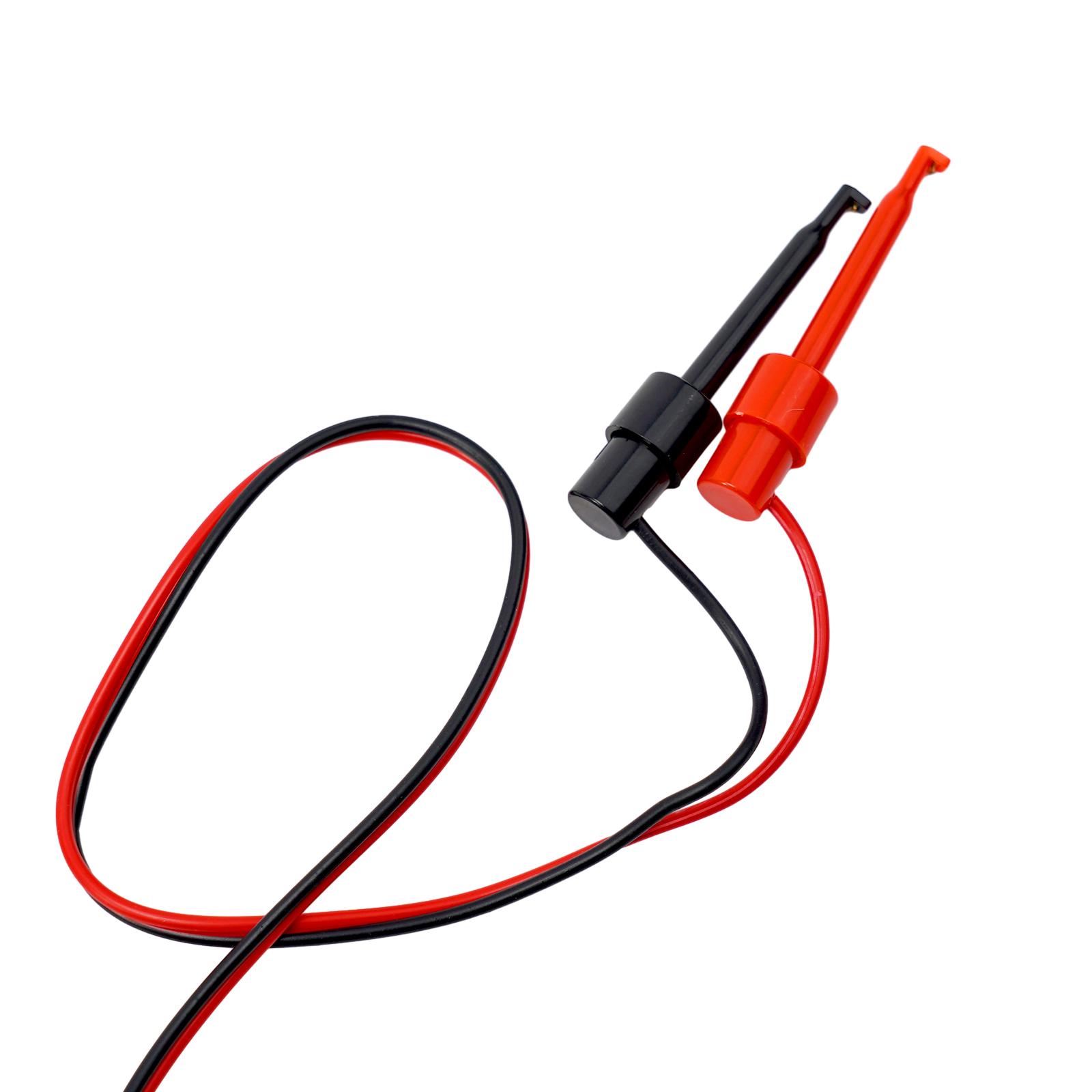 

For Multimeter Test Leads Adapter 1M Cable with 4mm Gold Plated Banana Connector and 57mm Hook Clamp for Accurate Testing China Mainland