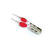 Beauty Tools - LED Eyebrow Clip Tweezers - Metal - 9.5x1.55cm - LR41 Battery Powered