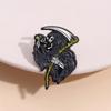 Modern Skull Cartoon Reaper Badge Decorative Brooch For Trendy Halloween 2023 Fashion