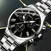 Fashion Men'S Steel Strap Watch Geneva Casual Business Quartz Watch Atmospheric Luminous Watch Trend