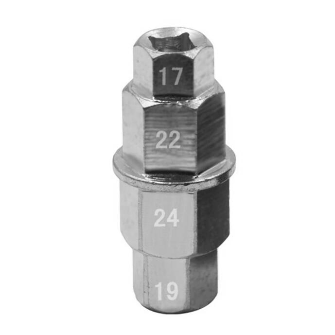 Portable Motorcycle Front Wheel Spindle Wrench Socket Universal Hexagon Socket Hand Tool Accessories for Motorbike Front Wheel