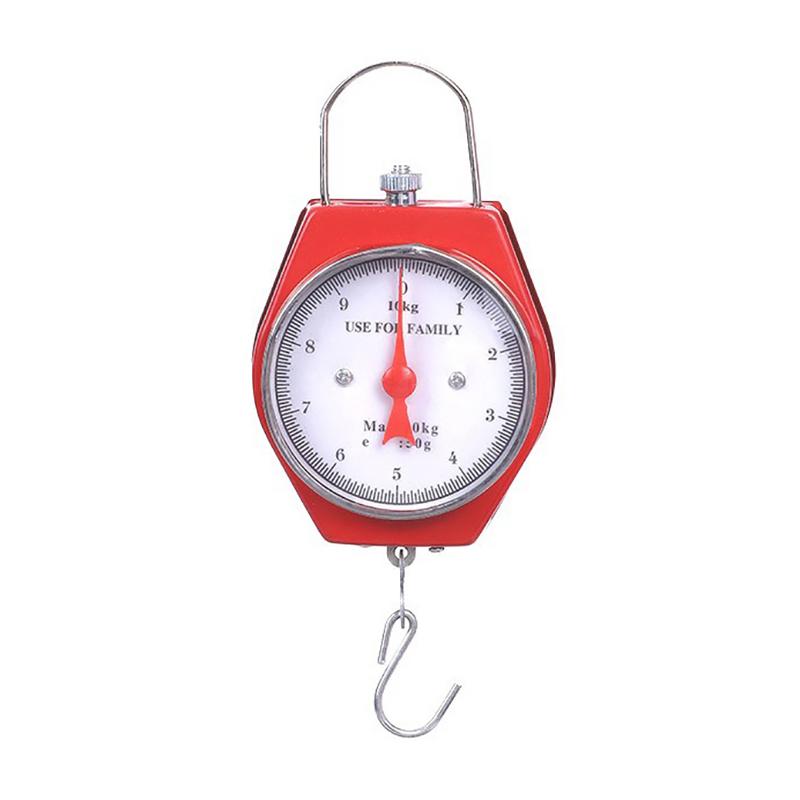 

High Quality 5/10Kg Mechanical Vintage Portable Spring Balance Hook Scale For Hanging Option Pocket Luggage Scale 5KG