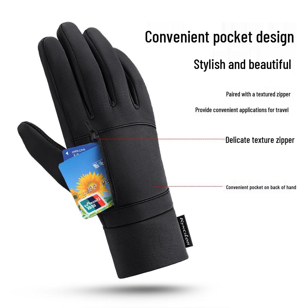 Women's Windproof Touchscreen Cycling & Ski Gloves - Warm for Autumn & Winter