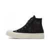 Wmns Chuck 70 High Speckled Black Crochet 570784C