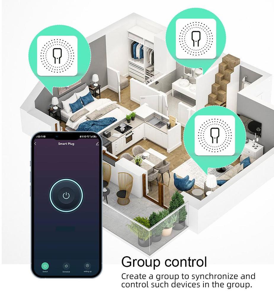 Graffiti WiFi Smart Dry Contact Switch with App & Alexa Voice Control