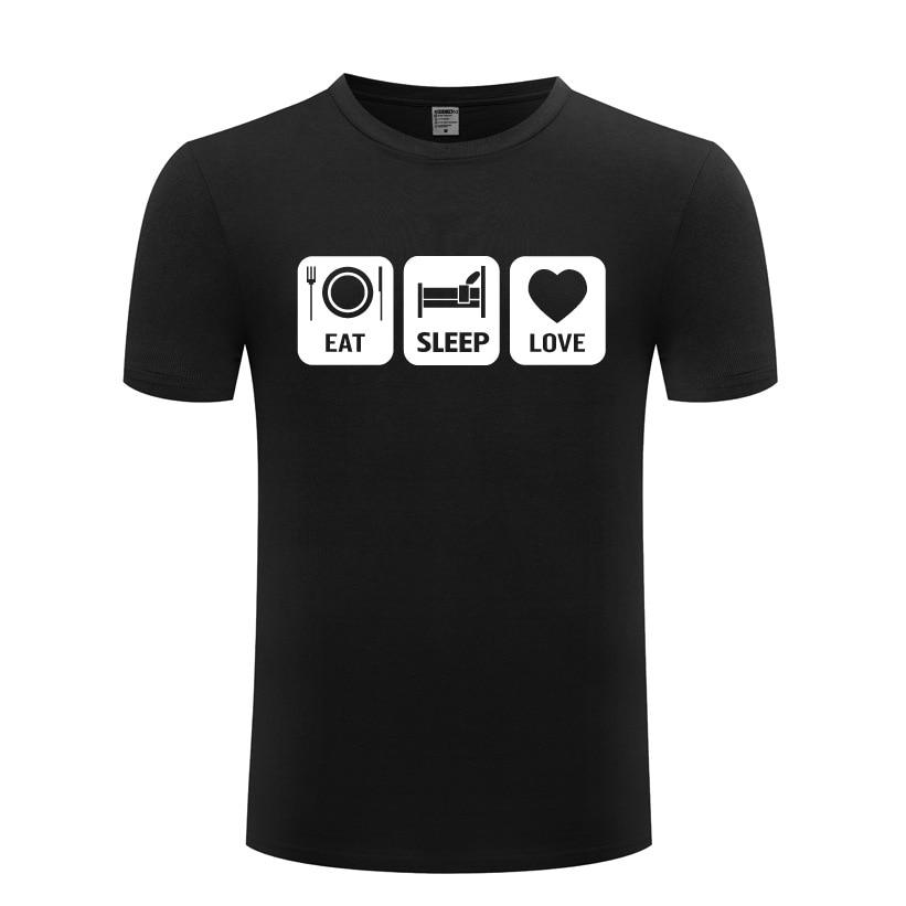 T-shirt Eat Sleep Love Rock Music Avec Cornes Du Diable - Fruit Of The Loom Neuf