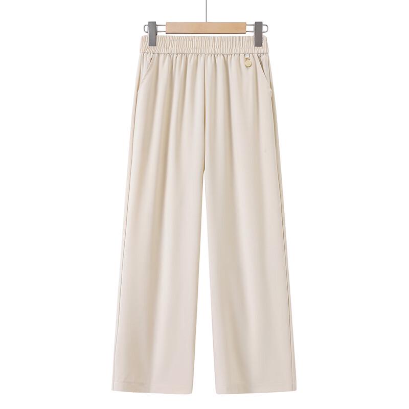 Baolianduo Women s Summer Loose Straight-Leg Casual Pants 5XL