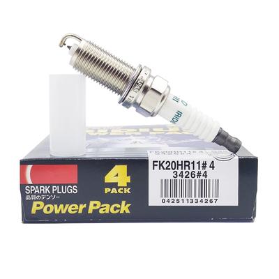 Lot de 4/6 bougies d'allumage double iridium FK20HR11 3426 pour Toyota Camry Highlander RAV4 Sienna Venza pour Lexus ES IS RX