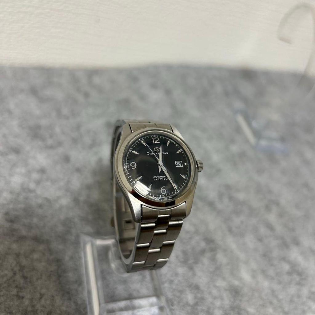 Used Orient Star Automatic Winding NR0R-00 CS Black Dial Arabic Index See-Through Back ORIENT STAR