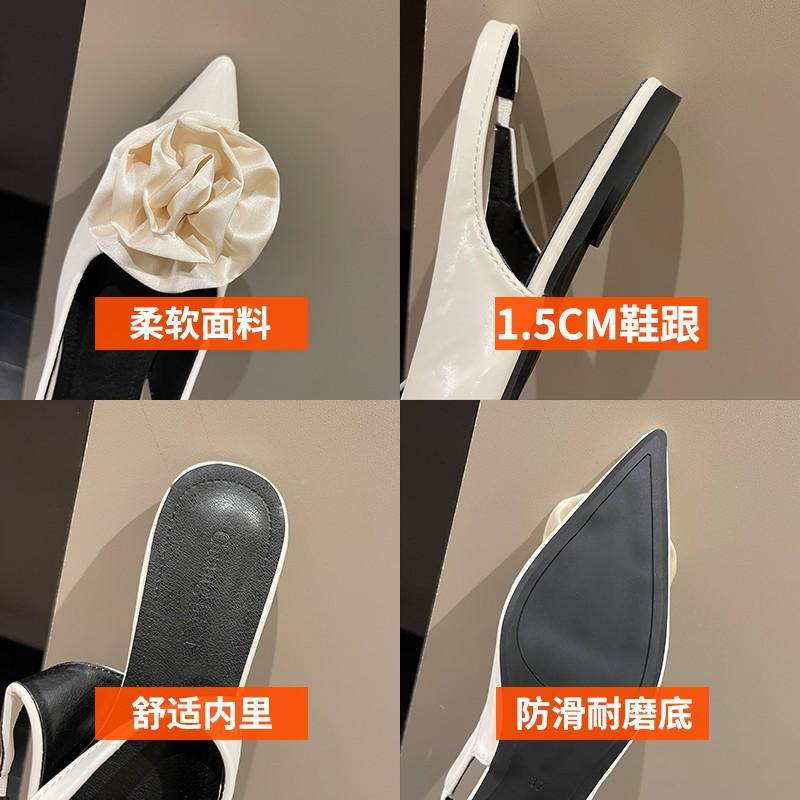 Newest Flat Women's Shoes Loafers Transparent Flower Leisure Ballerina Ladies Female Pointed Toe Slip On Shallow Casual Footwear