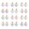 40pcs/pack Transparent Glass Ball Pendant DIY Handmade Jewelry Accessories Mixed Color Artificial Diamond Glass Ball