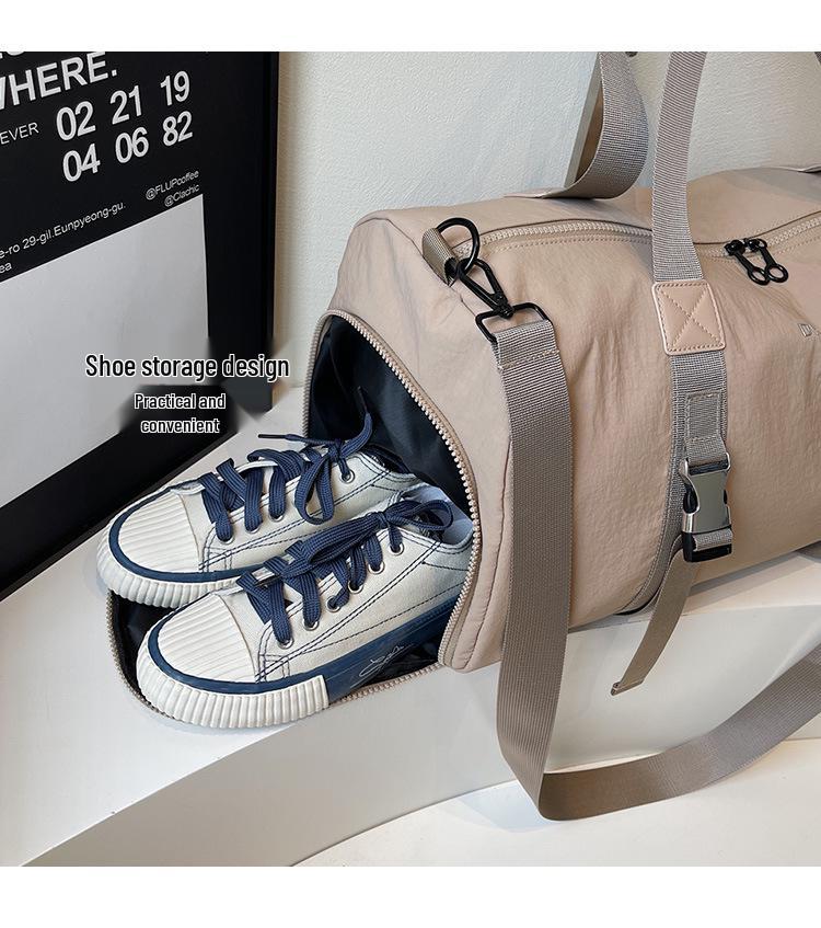 Cross-border Handheld Travel Bag with Wet/Dry Separation, Shoe Compartment, & Fitness/Sports Use.