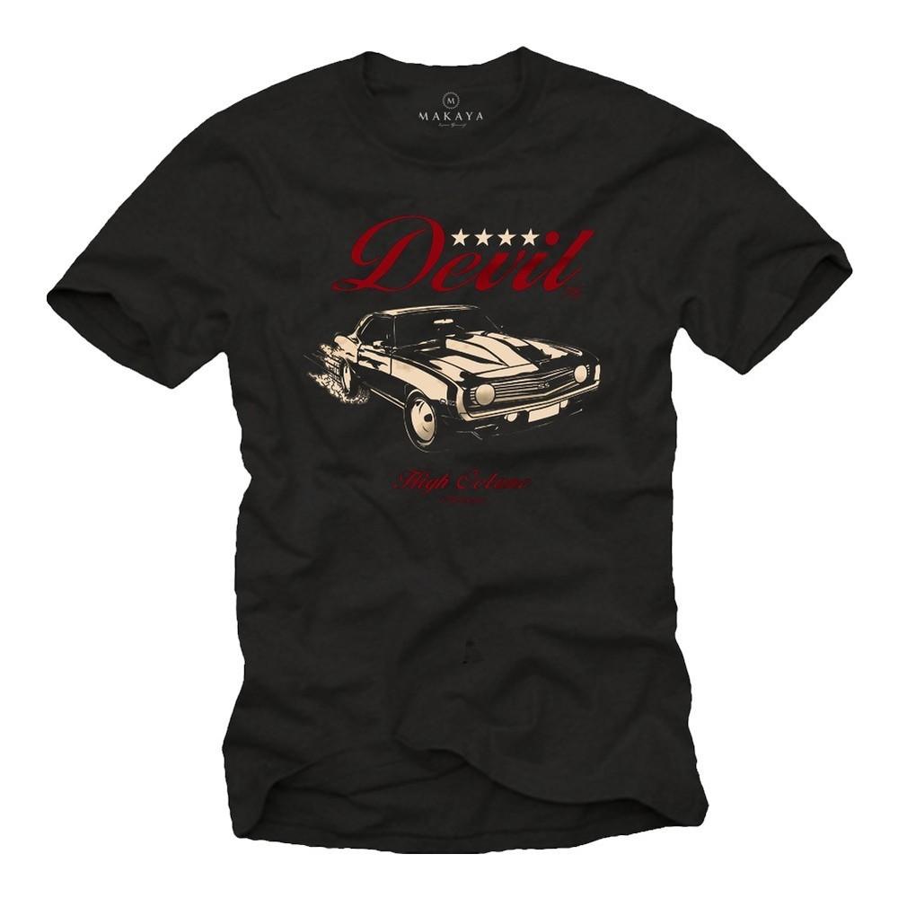 

Rockabilly Vintage Men#039;s TShirt with US Muscle Car Men#039;s Camaro Shirt Unisex T-Shirt XXL